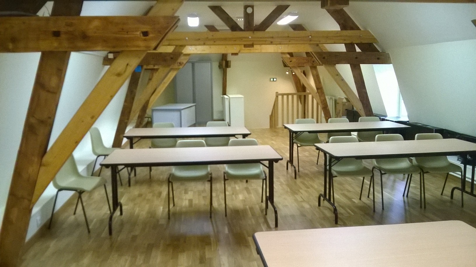 Vue de la salle de l'espace de vie sociale