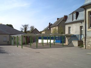 Préau de l'école